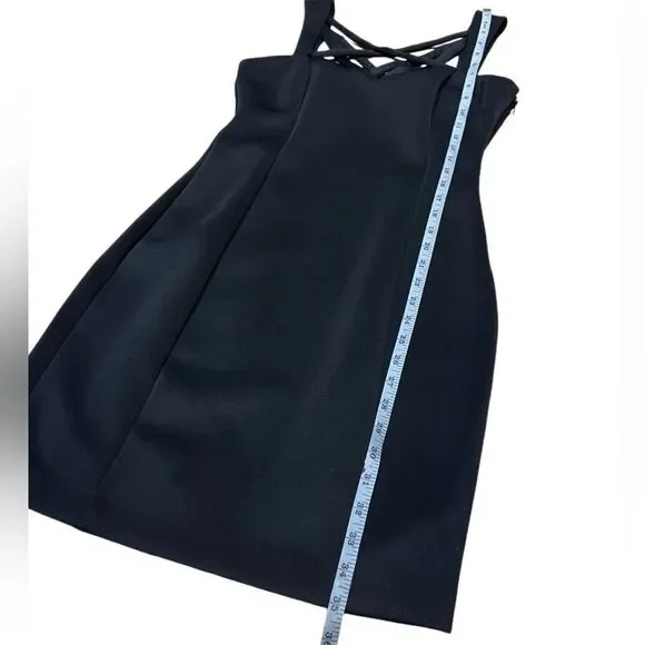 Guess sleeveless scuba dress black size 8 - Picture 12 of 16